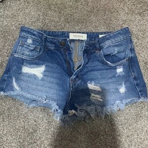 PacSun Ripped Jean Shorts